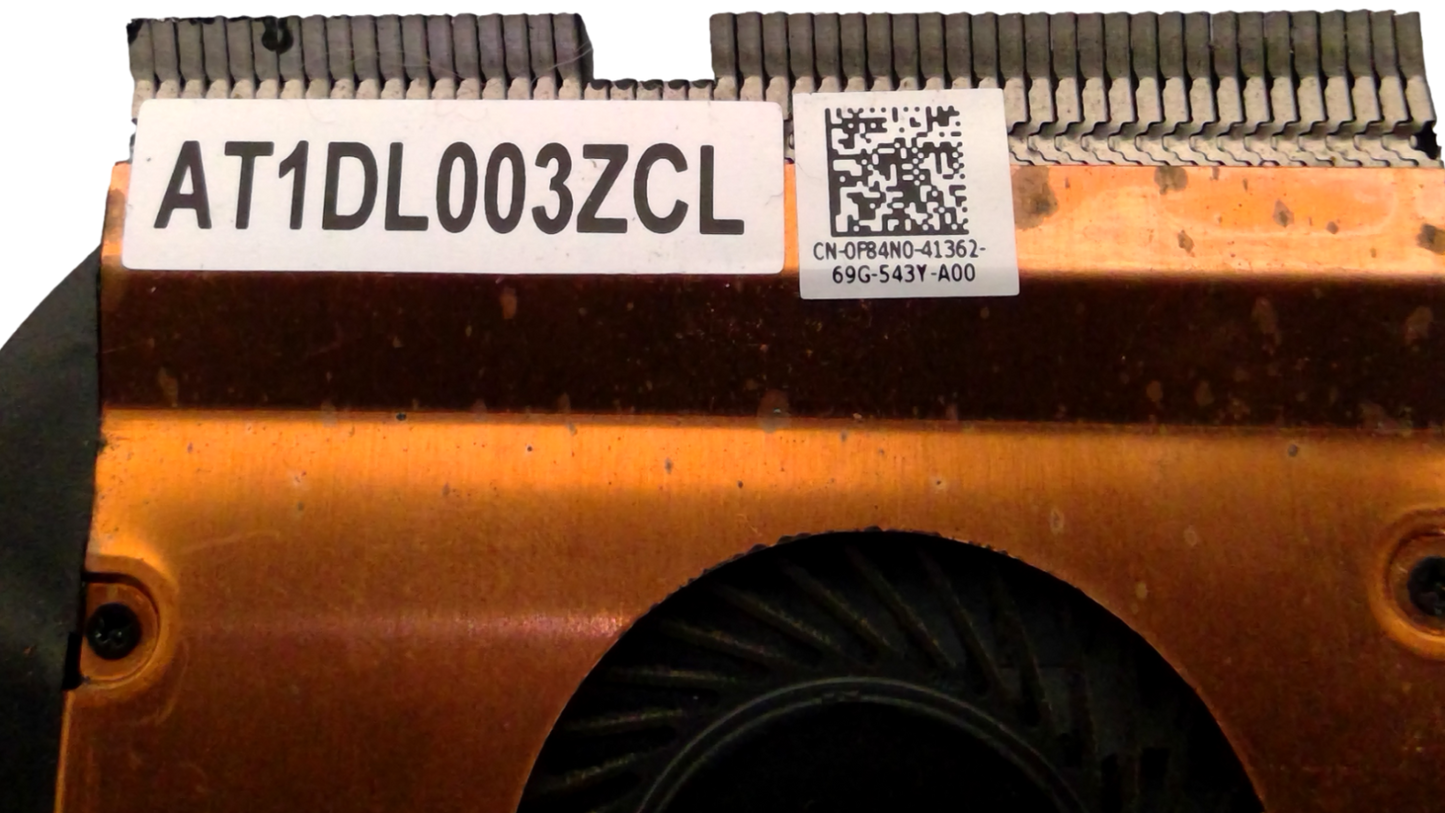 Dell Latitude E7470 Series CPU Cooling Fan Heatsink 0F84N0 F84N0 EG50040S1-C610-S9A 4-Wires