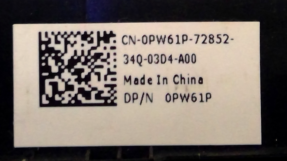 DELL LATITUDE 3330 LCD FRONT BEZEL with WEBCAM PORT TUC03 PW61P 0PW61P