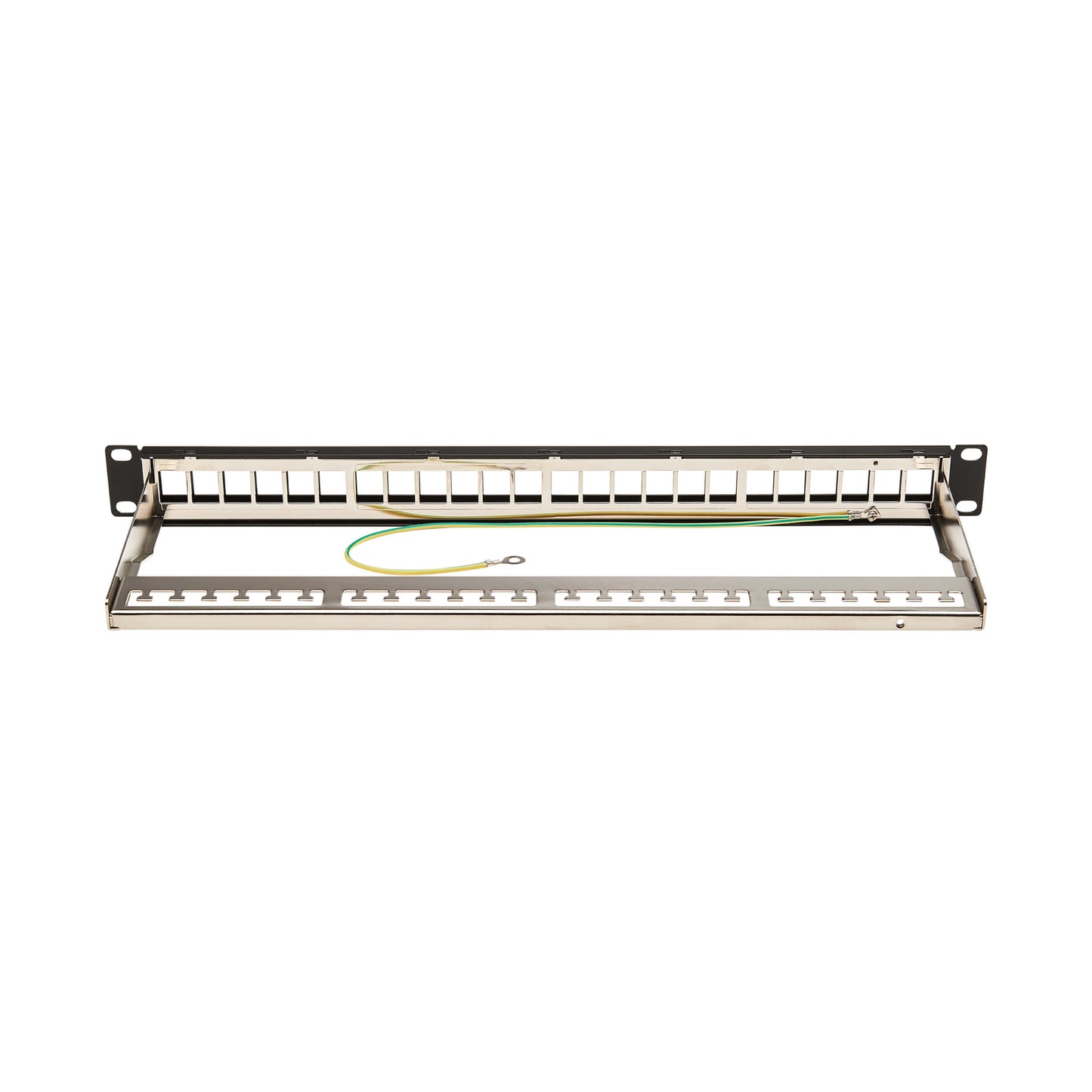 Tripp Lite 24-Port Keystone Blank Patch Panel RJ45 USB HDMI Cat5/6 2URM N062-024-KJ