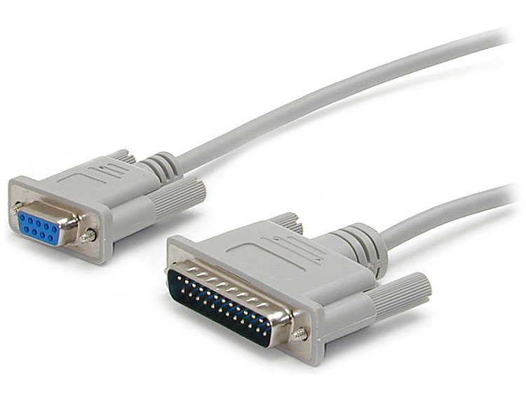 StarTech.com Model SCNM925FM Cross Wired DB9 to DB25 Serial Null Modem Cable - F/M