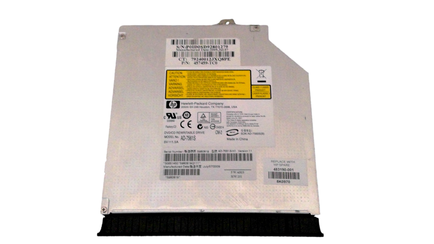 HP Pavilion DV4 DVD/CD Rewritable Drive w/Bezel 457459-TC0 AD-7561S GSA-T50L