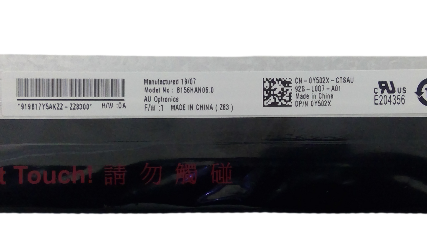 DELL 0Y502X Y502X Au Optronics B156HAN06.0 LED Screen Matrix for Laptop Screen