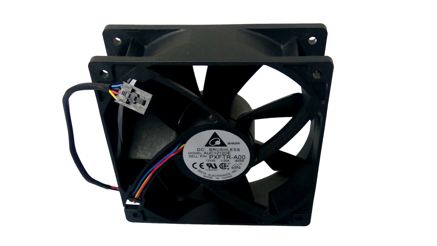 Dell Cooling Fan PXFTR-A00 AUC1212DE 12Vdc 1.00A -BA65 4-Pin