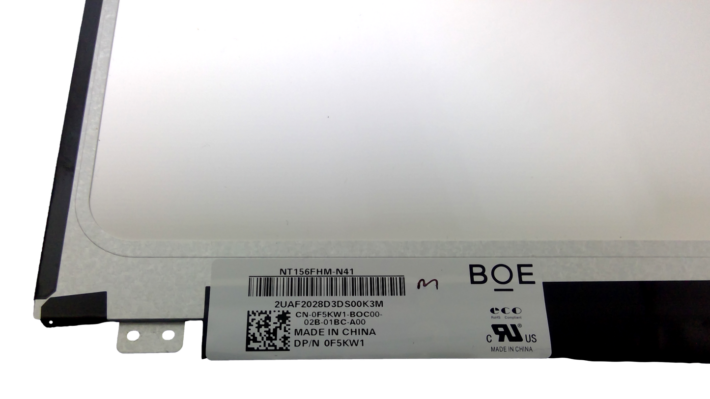 BOE Dell DP/N 0F5KW1 F5KW1 15.6" FHD Non-Touch LED LCD Screen