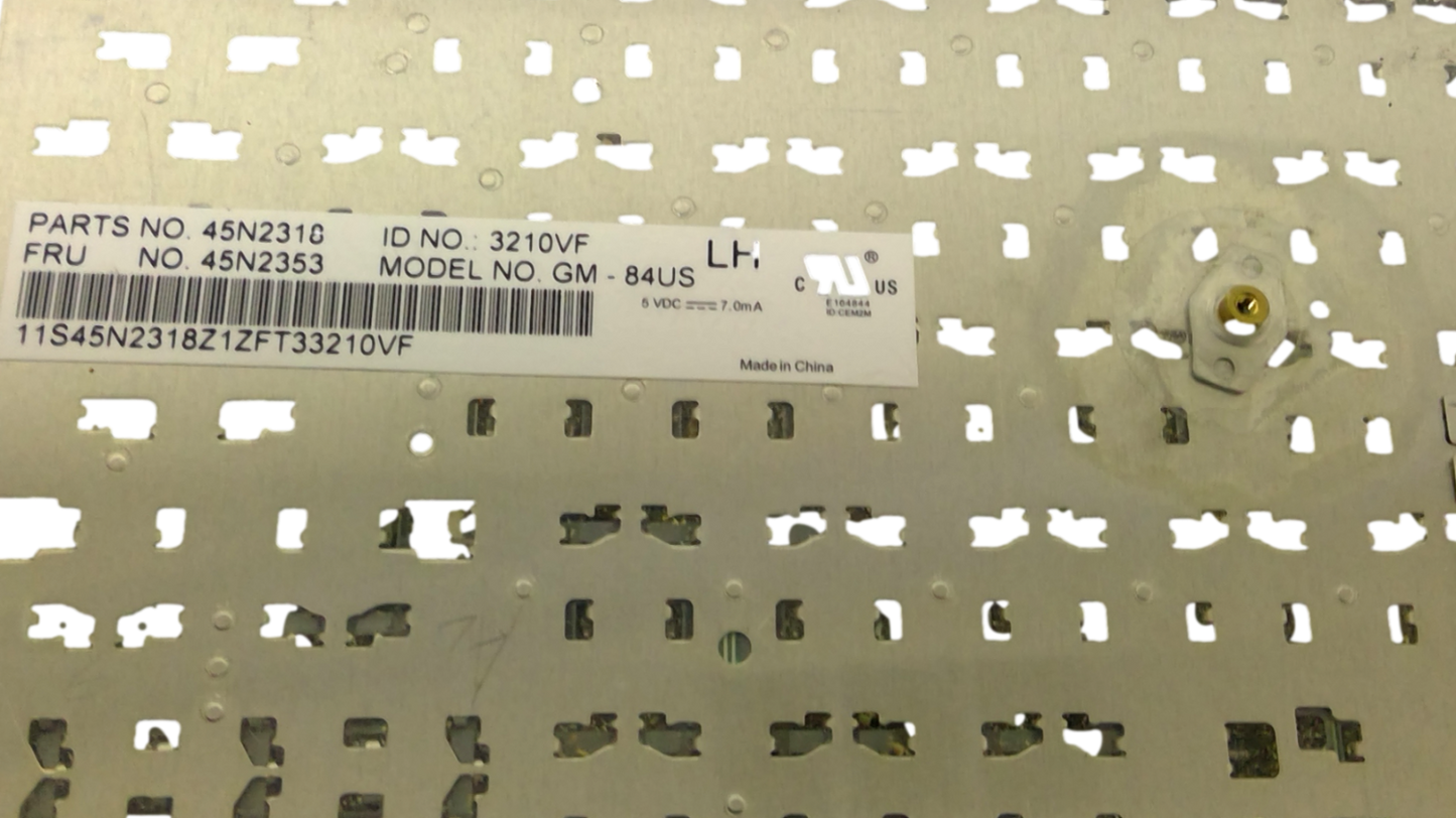IBM Lenovo Thinkpad 45N2318 45N2283 45N2423 MP-08J83US US Keyboard