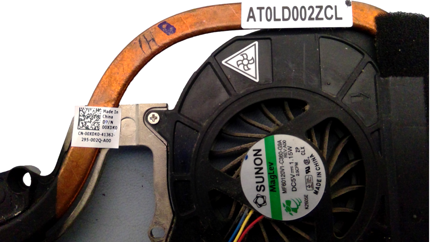 Dell Latitude E6430 CPU FAN and Heatsink Assembly UMA - 0XDK0