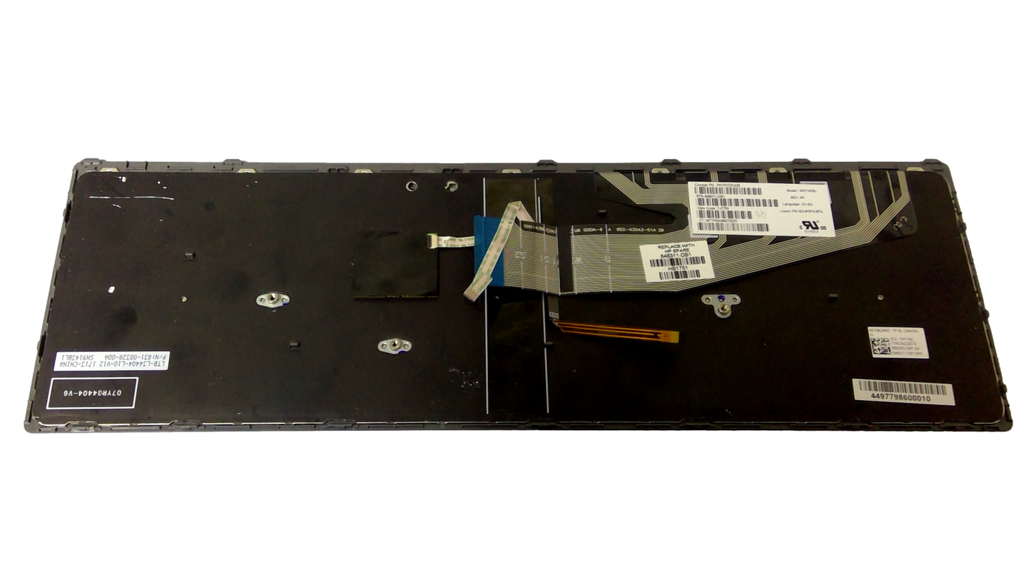 HP Keyboard PN: 848311-001 PK131C31A00 SG-81610-XUA SN7142BL Light Backlight Black