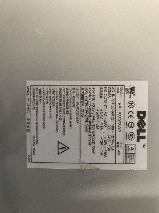 Dell HP-P2507FWP Power Supply. CN-N2286