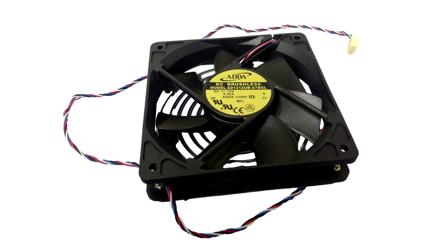 ADDA 12025 12cm Fan Double Ball 4-Wire Temperature Control AD1212UB-A7BGL 0.50a