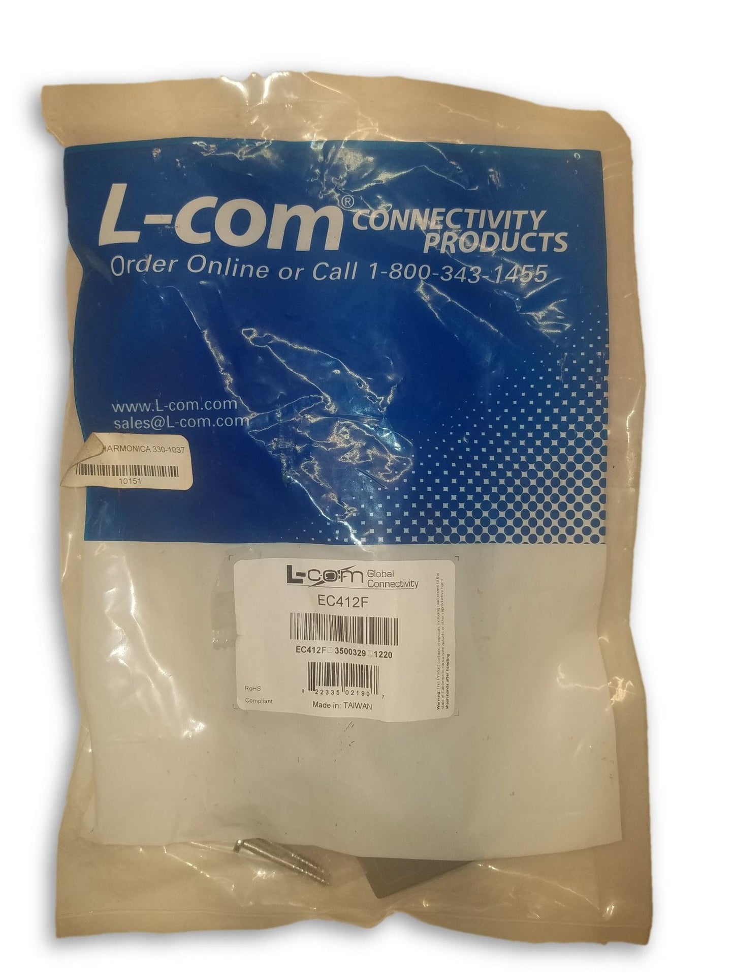 New L-Com 12 Port Patch Panel Harmonica 330-1037