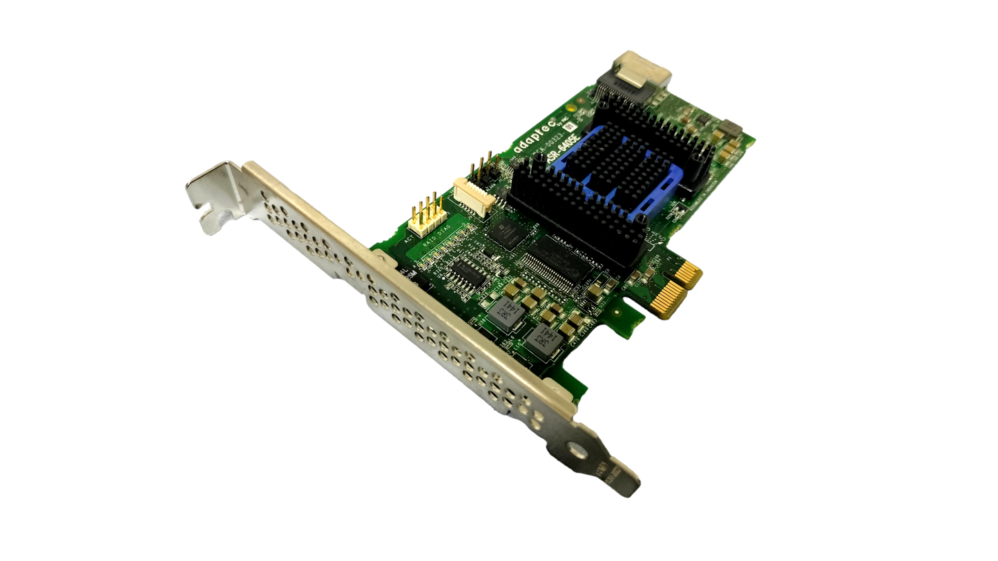 Adaptec ASR-6405E 4-Port 128MB 6GB/S SATA/SAS PCI-Express RAID Controller