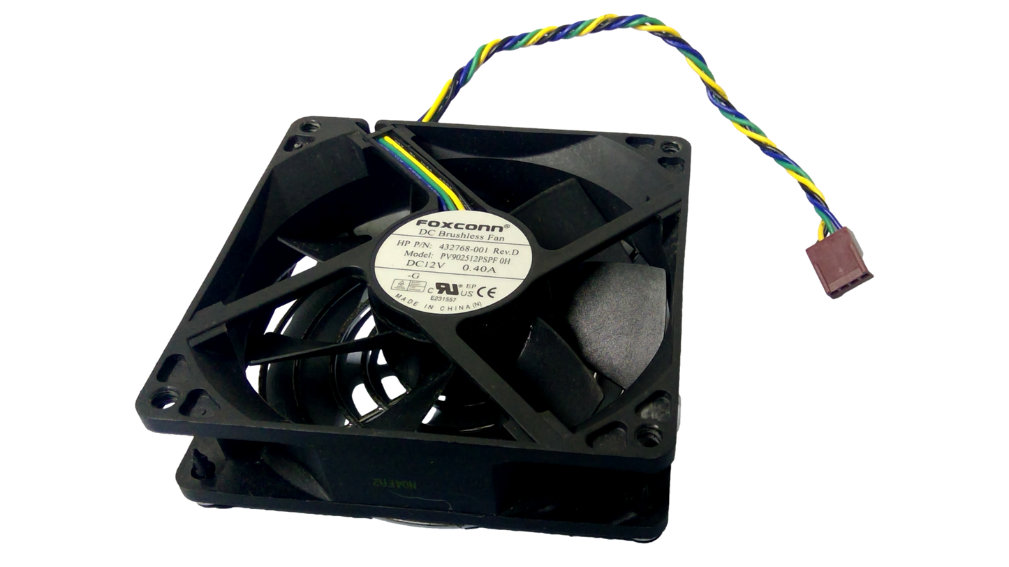FOXCONN DC BRUSHLESS FAN 432768-001 REV.D PV902512PSPF 0H DC12V 0.40A