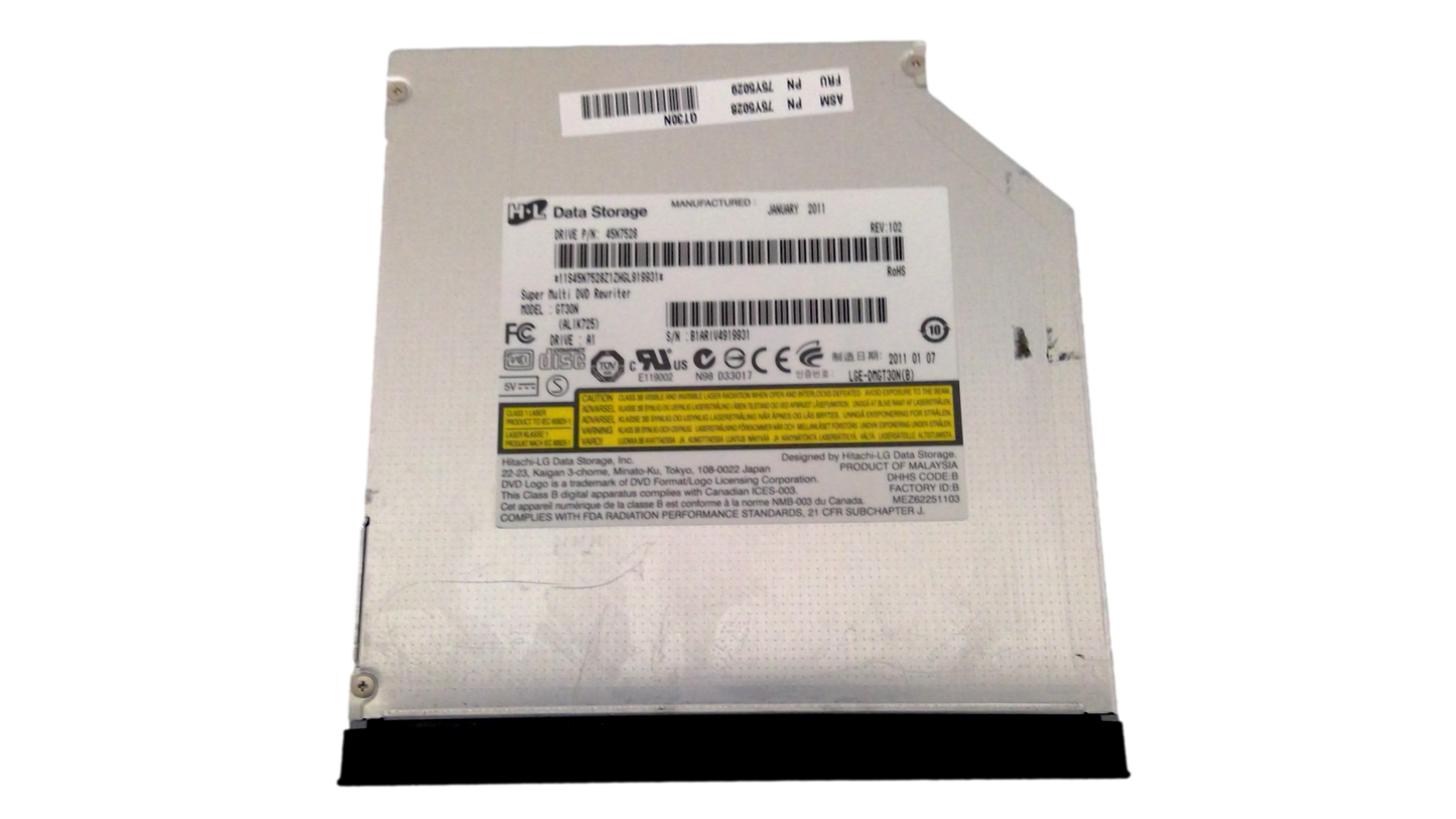 Lenovo Thinkpad 15.6" L512 OEM Super Multi DVD Drive GT30N 60Y4831 45N7528 GLP*