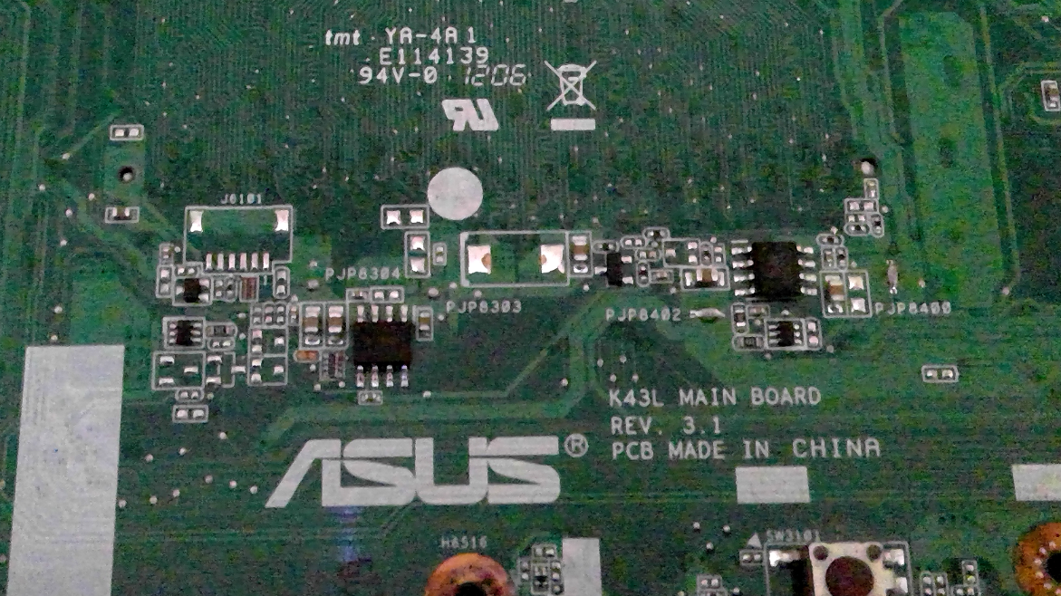 Asus X44h K43l Intel Laptop Motherboard S989 60-n7smb1400-c01