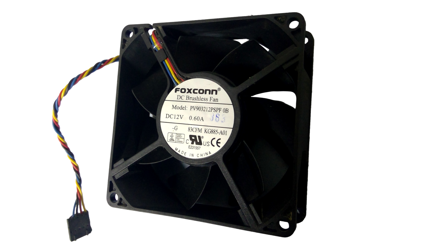 FOXCONN DC BRUSHLESS PV903212PSPF 0B DC12V 0.60A -G 83CFM KG885-A01