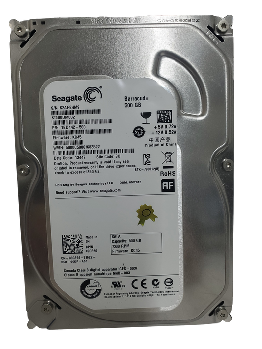 Seagate Barracuda ST500DM002 500GB SATA III 3.5 Hard Drive