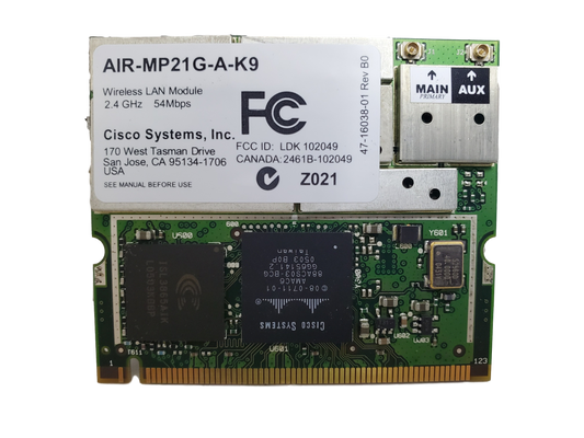 Cisco Aironet 1200 AIR-MP21G-A-K9 WiFi Card