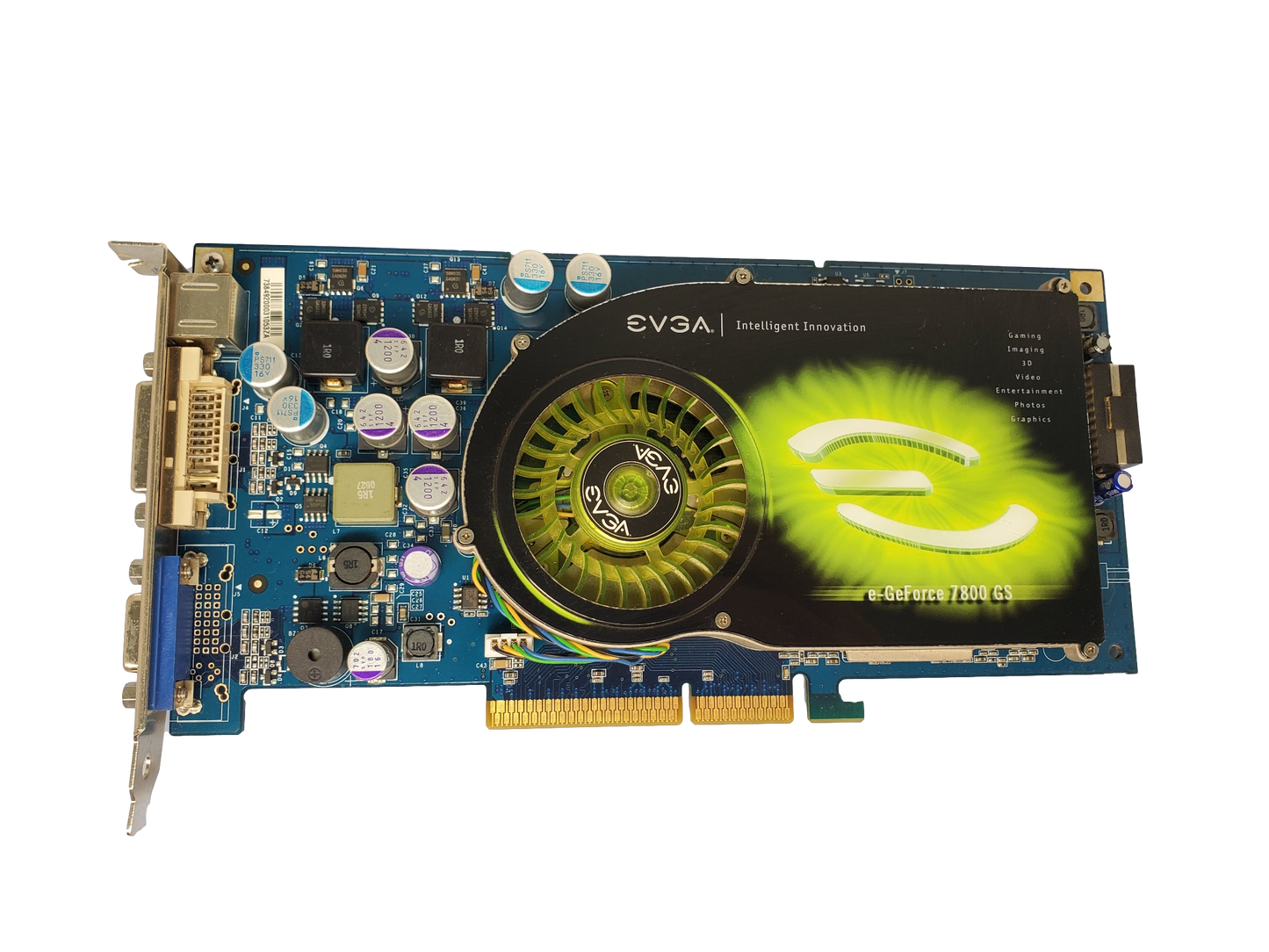 eVGA Nvidia e-GeForce 7800 GS 256MB AGP Video Card
