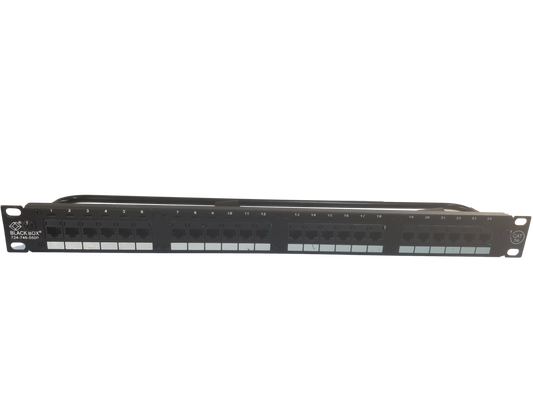 Black Box 1U 724-746-5500 24 Port Cat5e Patch Panel