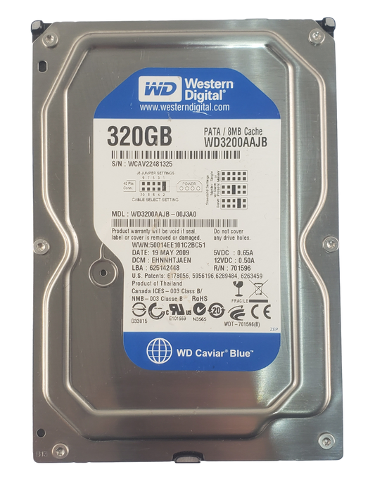 Western Digital WD3200AAJB 320GB IDE Hard Drive