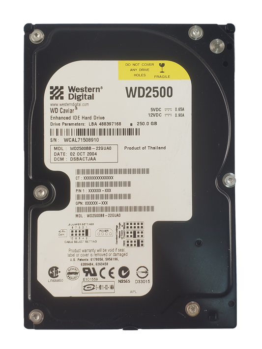Western Digital WD250BB 250GB IDE Hard Drive