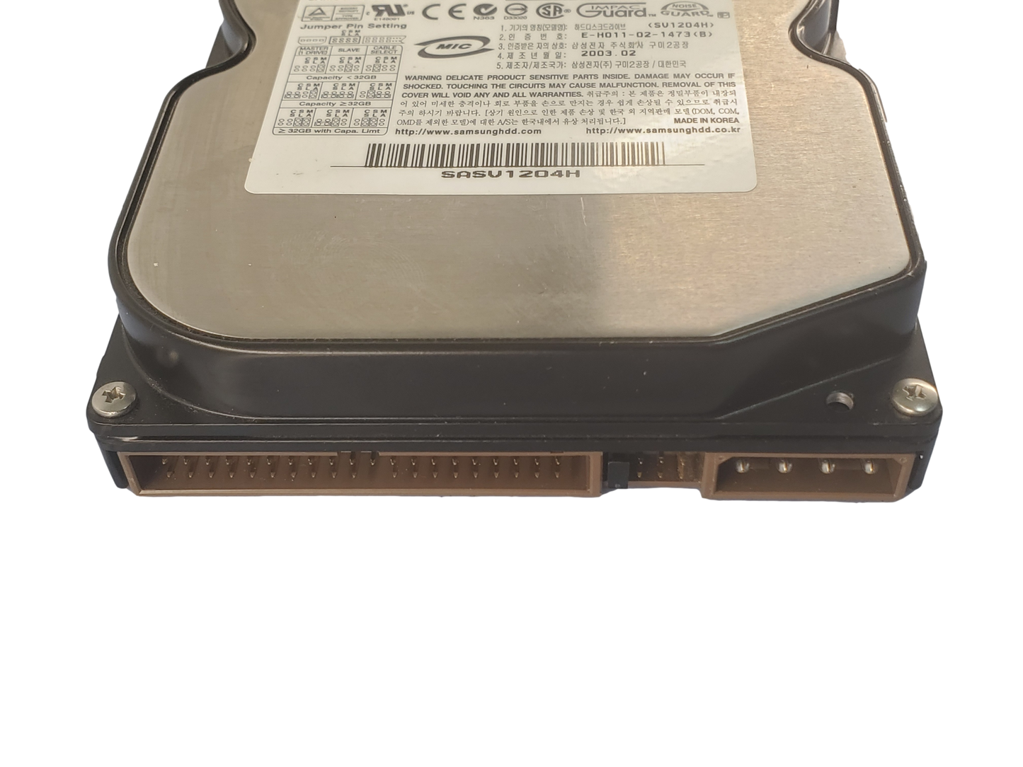 Samsung SV1204H 120GB IDE Hard Drive