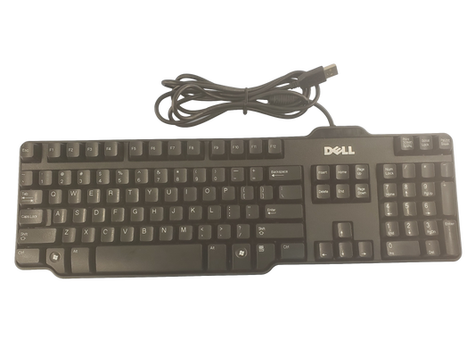 Dell Wired Black USB Keyboard RT7D50 0W7658