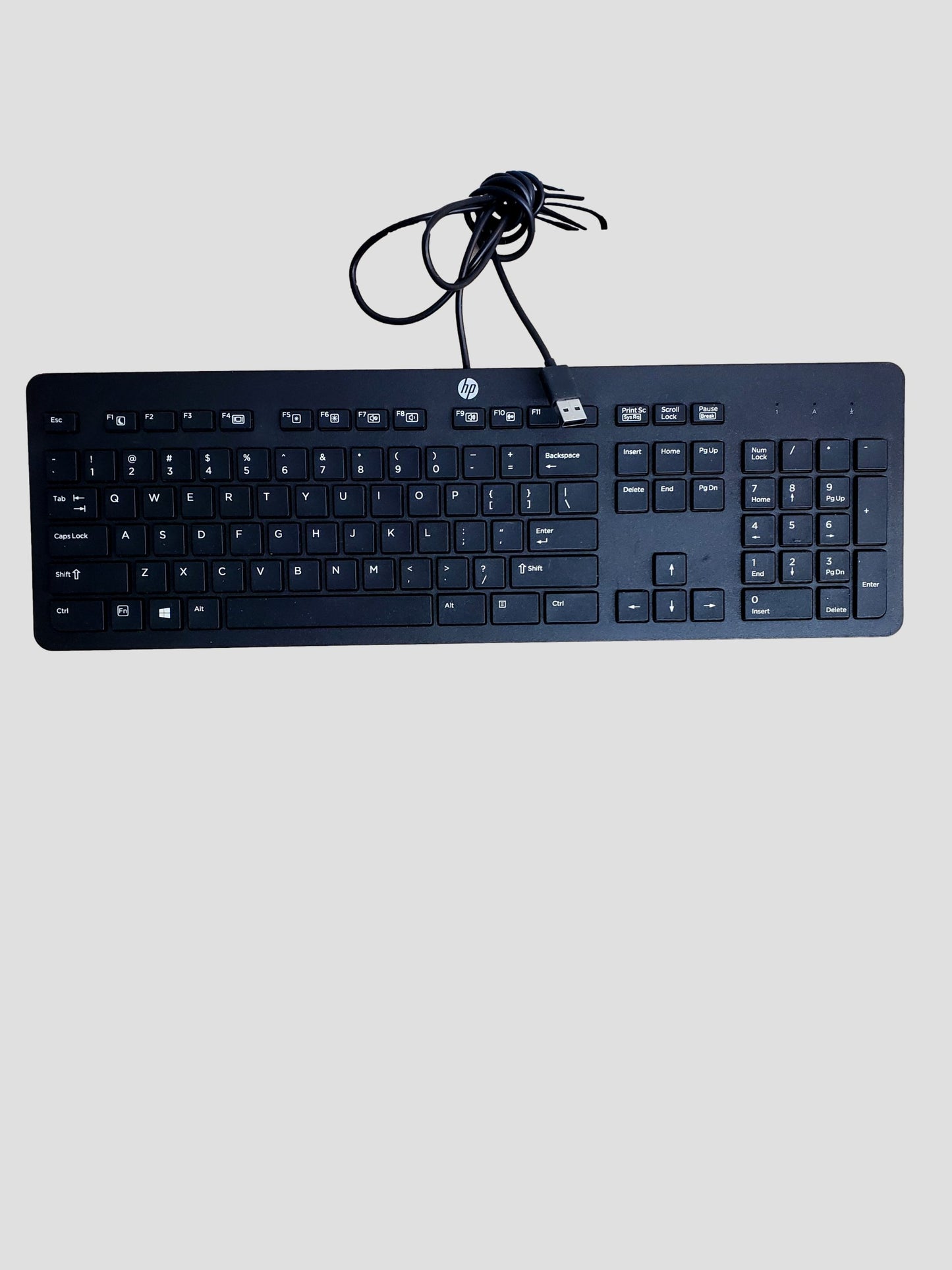 NEW HP USB Slim Keyboard 803181-001 Black PH0U KBAR211