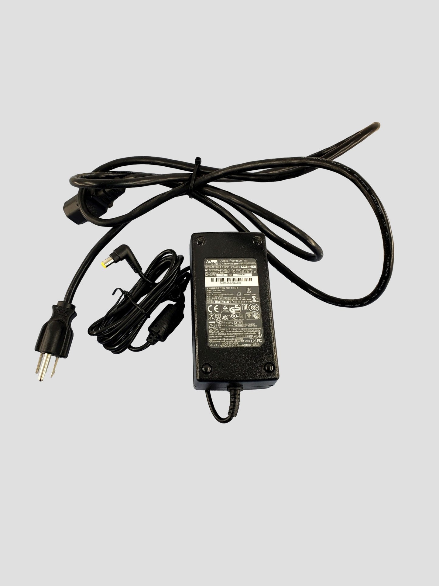 NEW AcBel AC Adapter 12V 3.33A + Power Cord