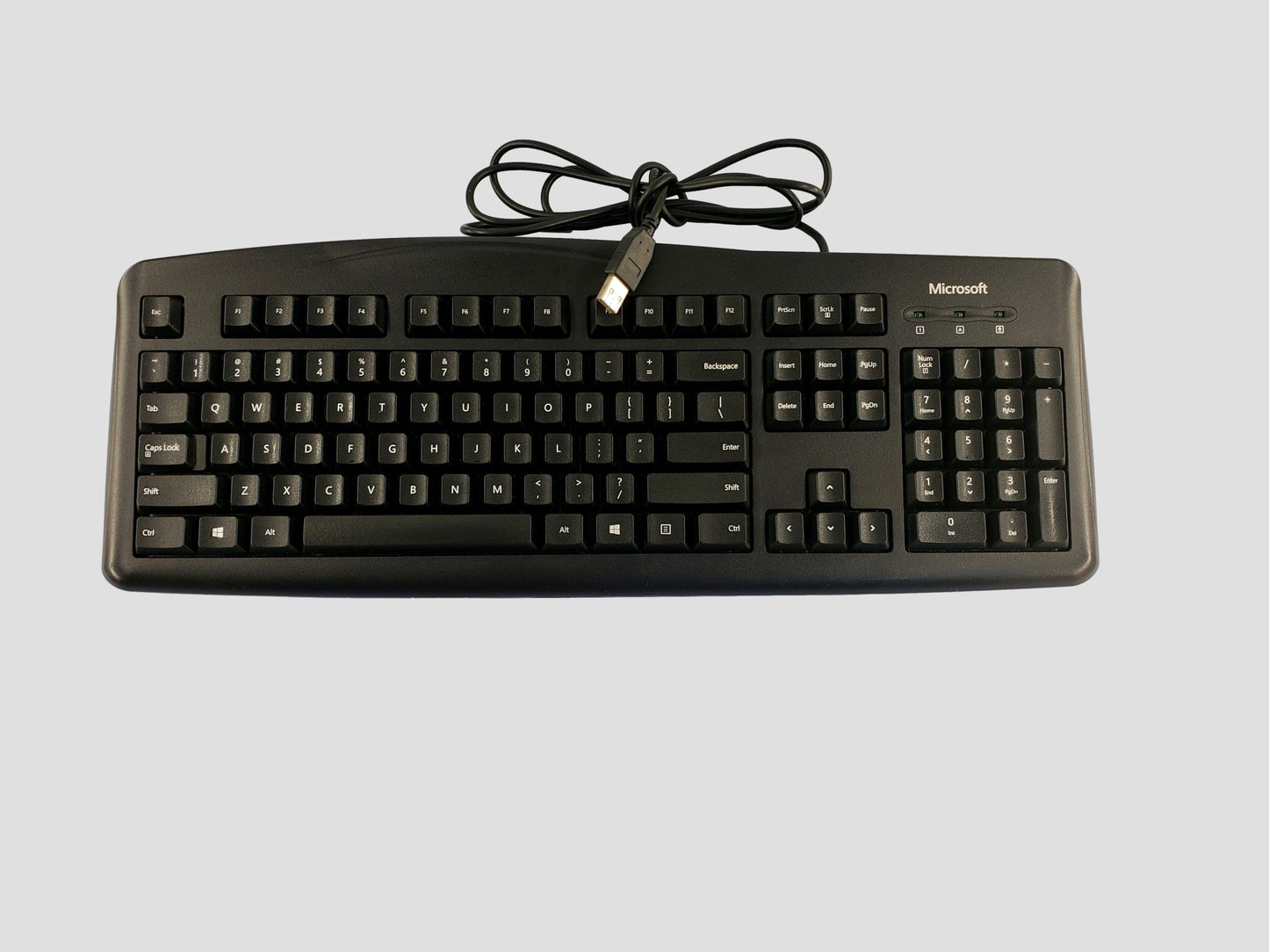 Microsoft Wired Keyboard 200 Model 1406 USB Black X823093-005 X821411-004