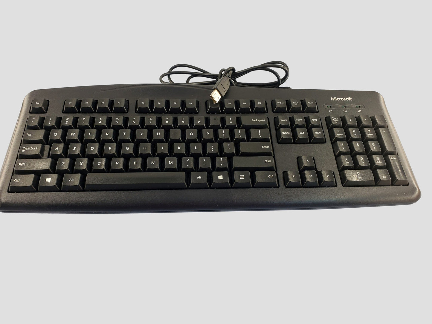 Microsoft Wired Keyboard 200 Model 1406 USB Black X823093-005 X821411-004