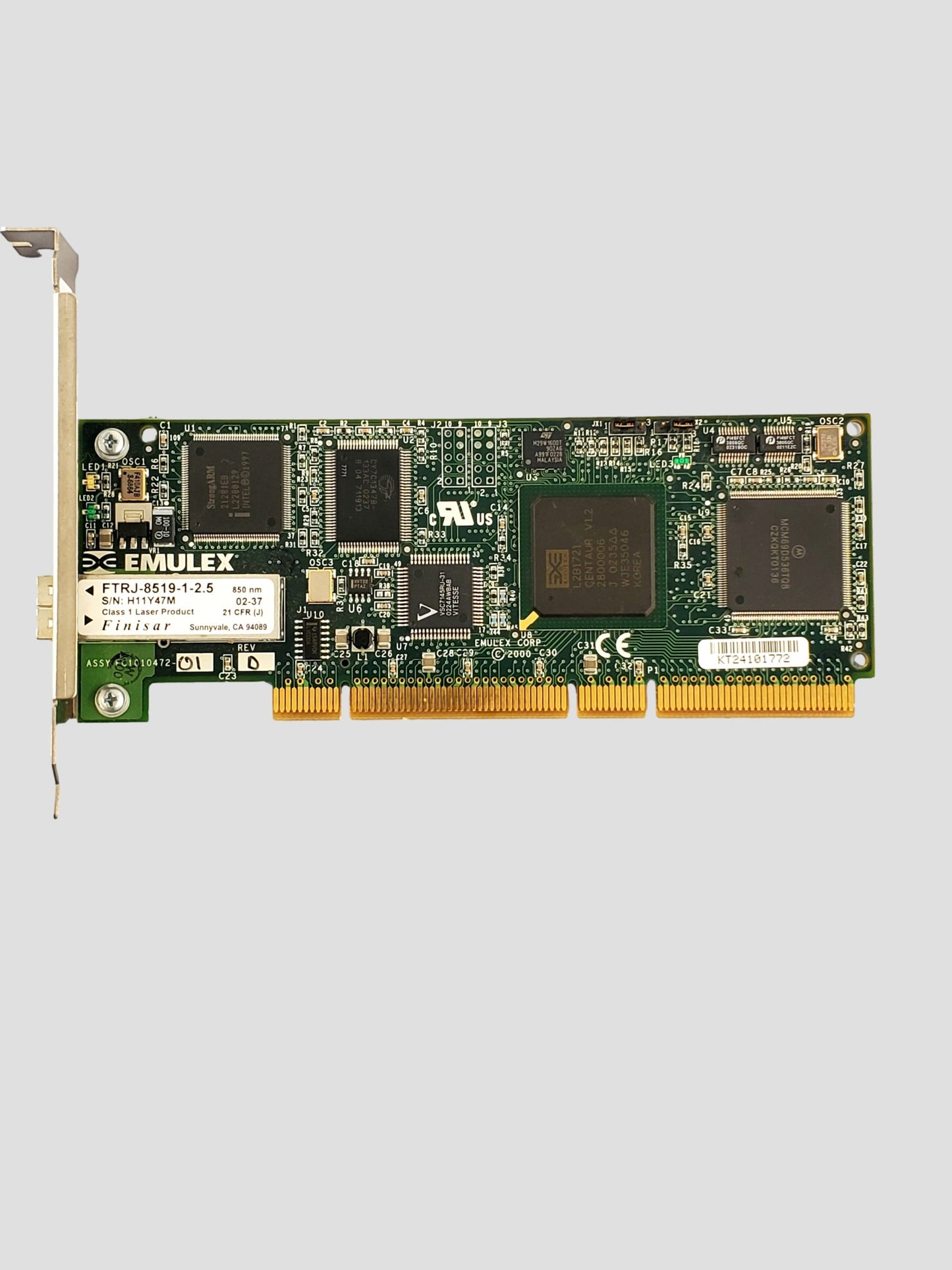 EMULEX PCI-X Fibre Channel Host Bus Adapter Card FC1010472-01D