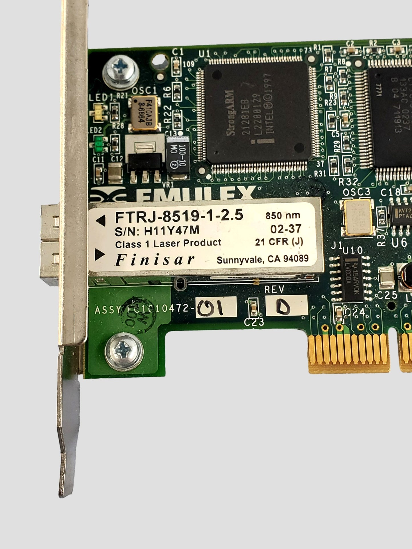 EMULEX PCI-X Fibre Channel Host Bus Adapter Card FC1010472-01D
