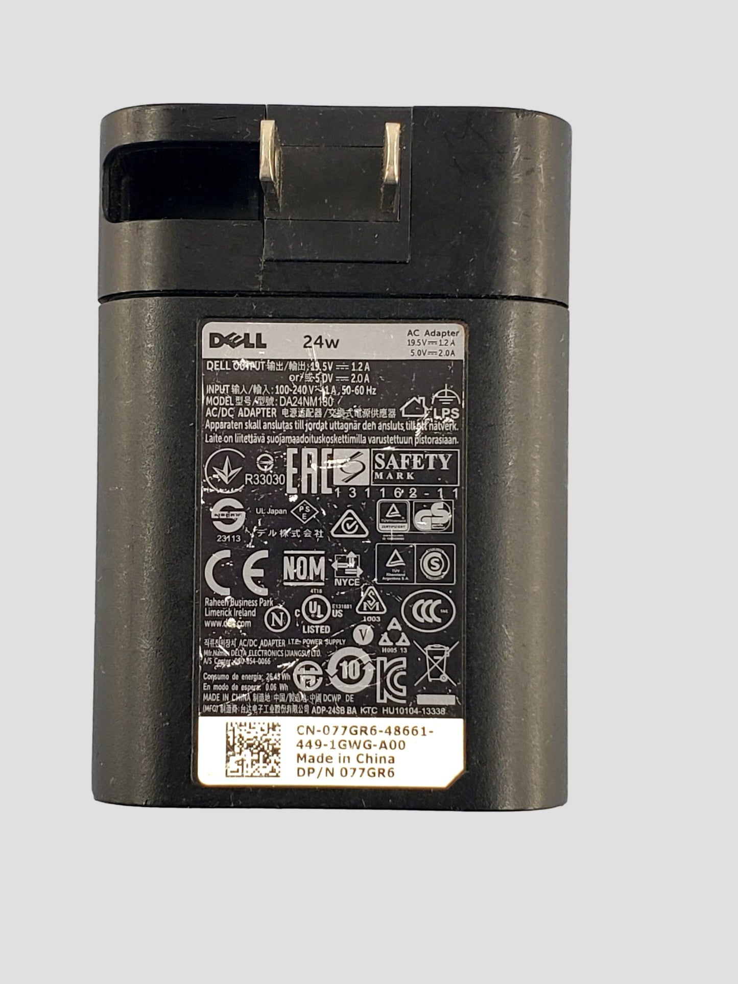 Dell DA24NM130 24w 19.5v AC Adapter Charger For Venue 7 8 11 11i Pro Tablet