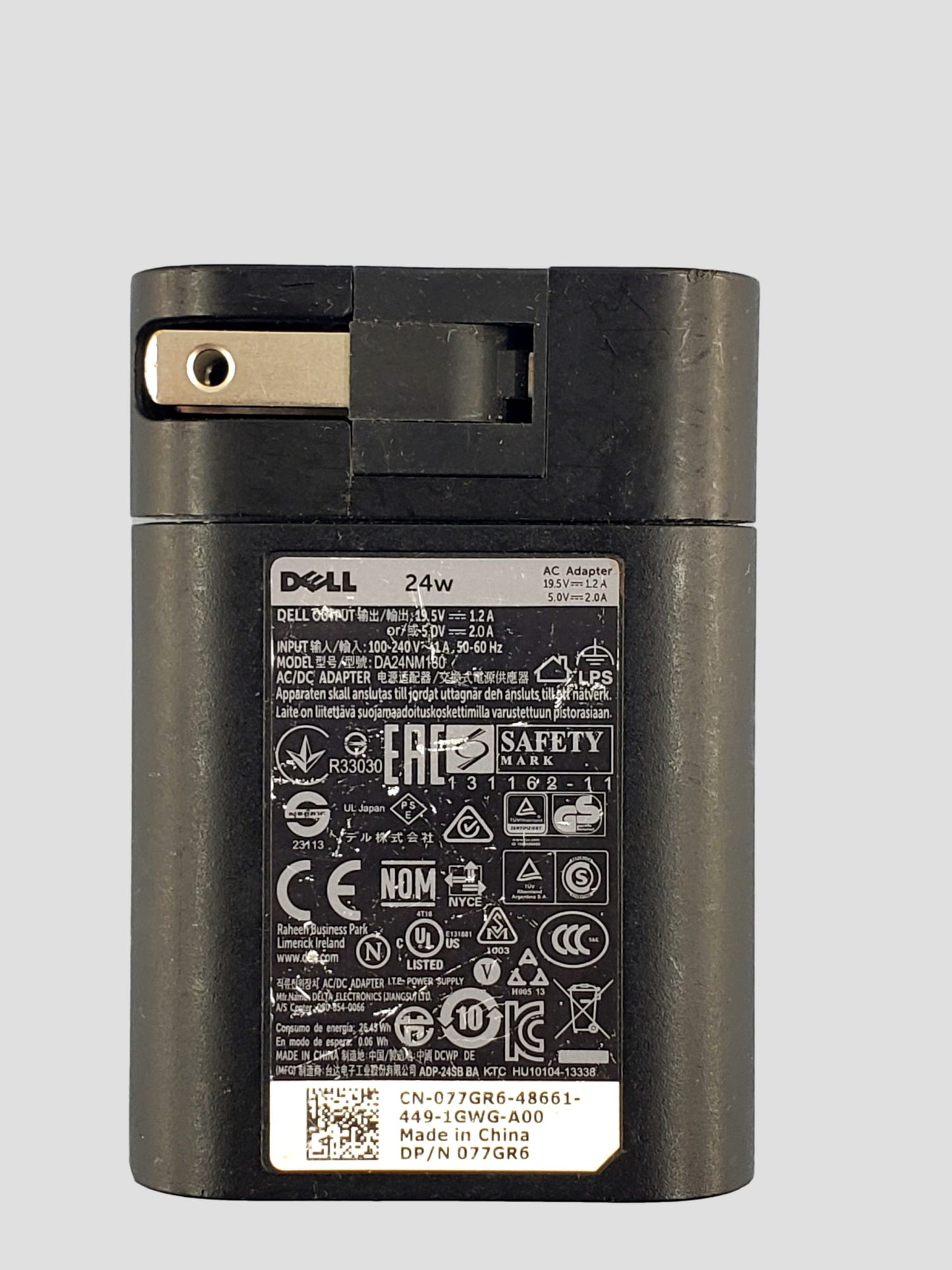 Dell DA24NM130 24w 19.5v AC Adapter Charger For Venue 7 8 11 11i Pro Tablet