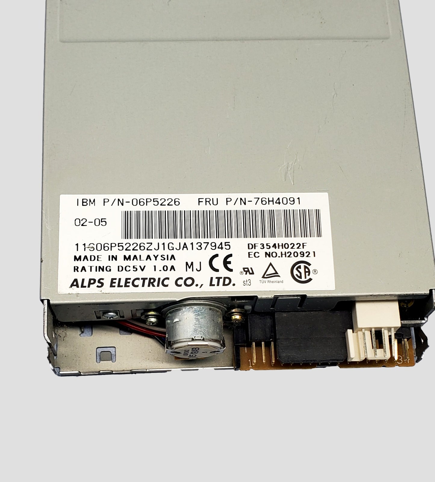Alps Electric IBM 06P5226 Internal 3.5" Floppy Drive DF354H022F