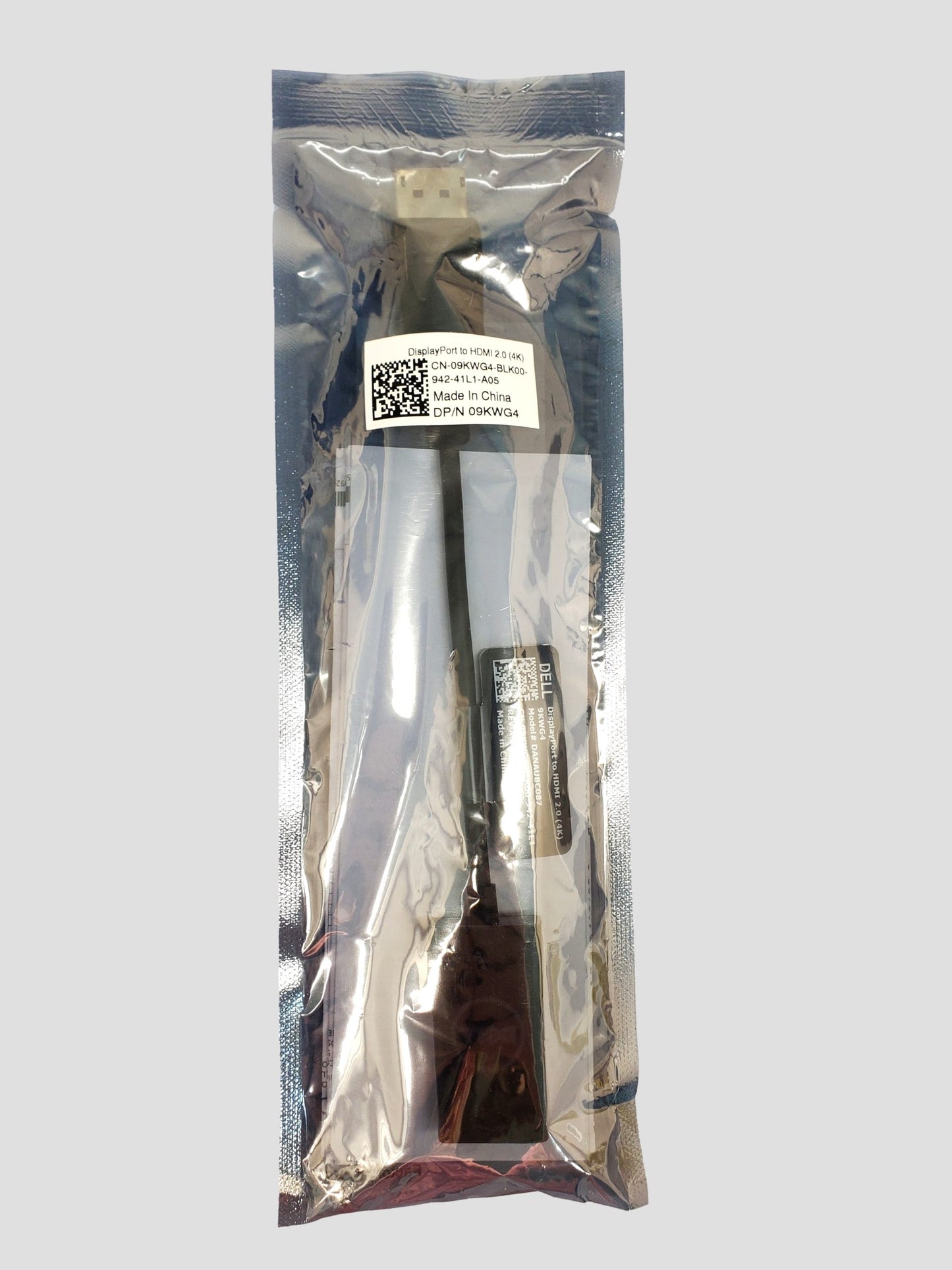 NEW Dell DANAUBC087 Adapter DisplayPort to HDMI 2.0 (4K) Cable 09KWG4