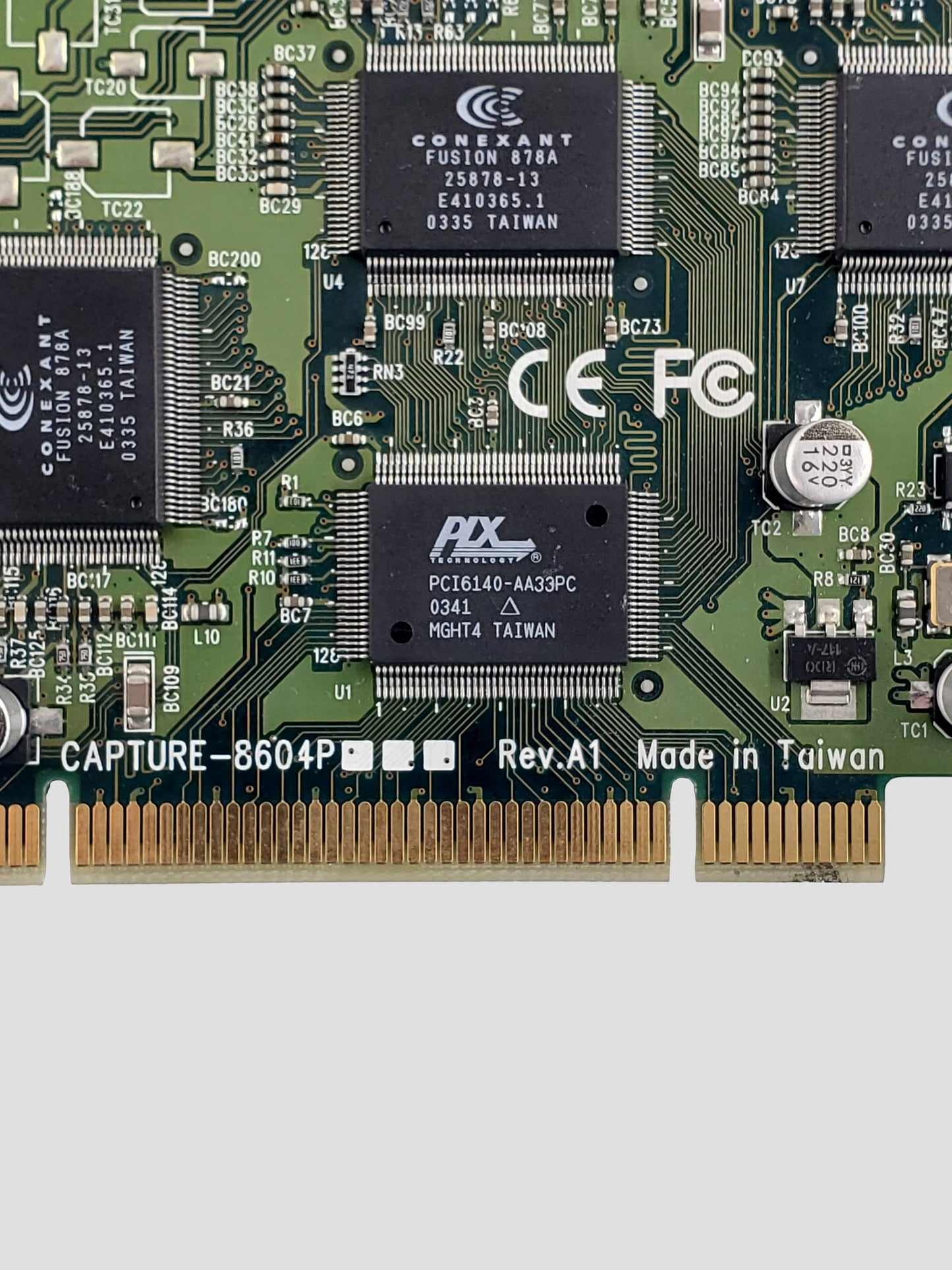 Capture-8604P 4-channel NVR DVR Capture Card BNC Connectors