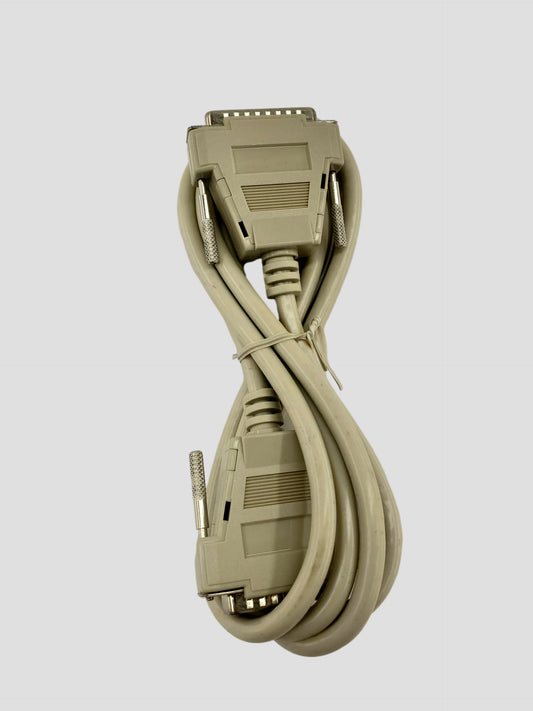 NEW DB25 Male to DB25 Male Serial Cable 6ft
