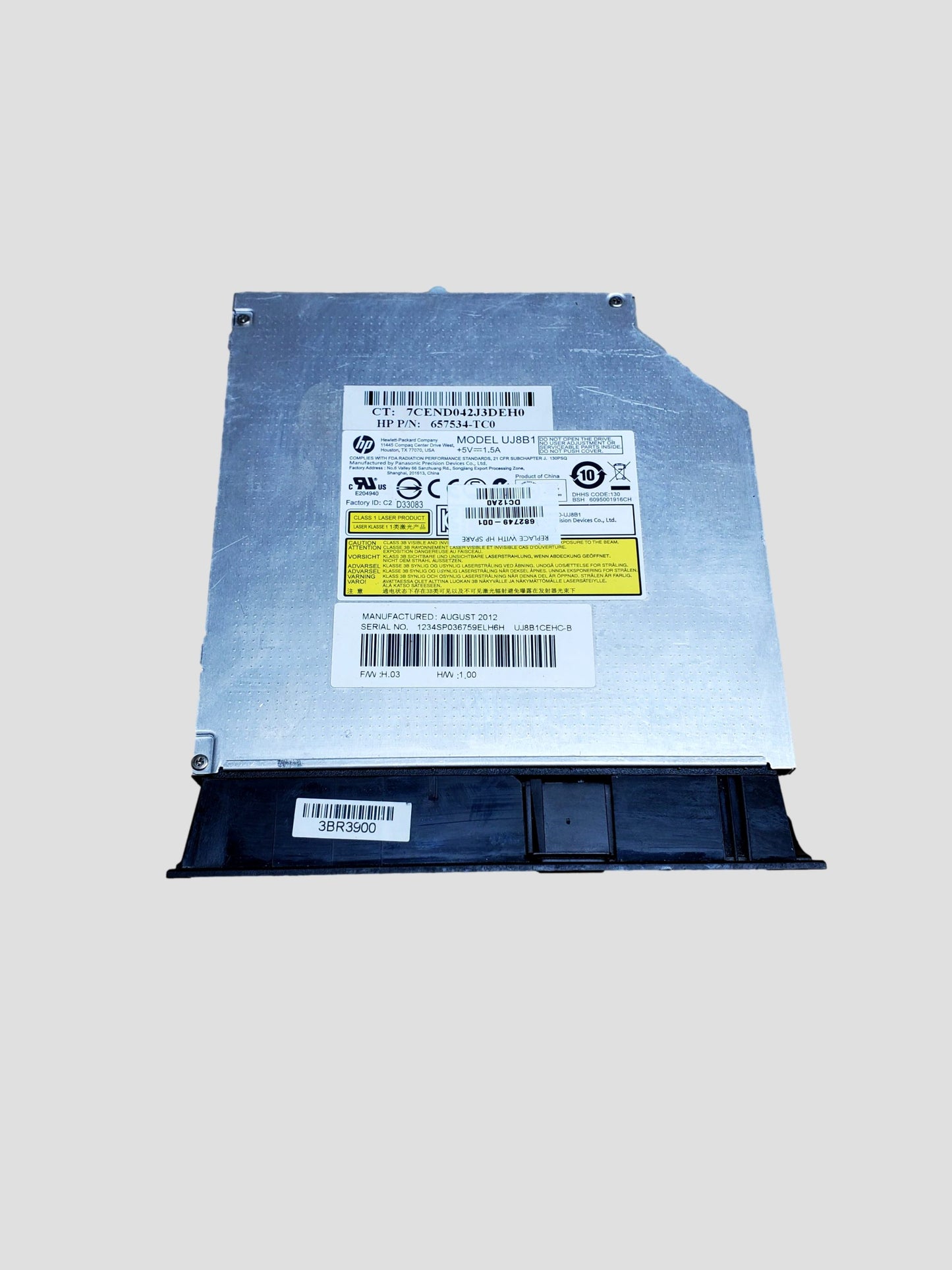 CD-RW/DVD+RW SATA UJ8B1 HP ProBook Pavilion Dell Vostro Inspiron