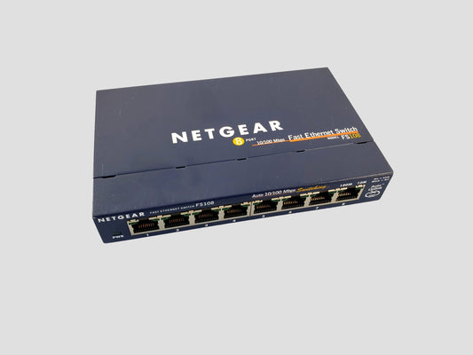 NETGEAR 8-Port Fast Ethernet 10/100 Unmanaged Switch (FS108)