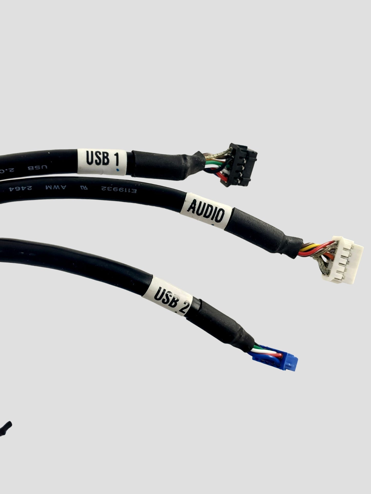 Dell Optiplex 960 Front I/O USB Audio Panel w Cables 0Y163D