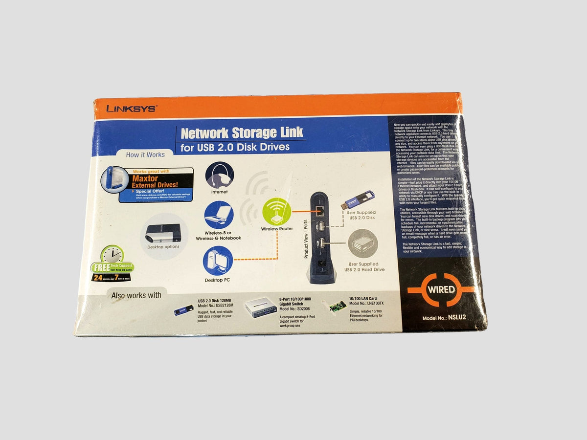 Storage Linc NEW LinkSys Network Storage Link for USB 2.0 Disk Drives – My Store