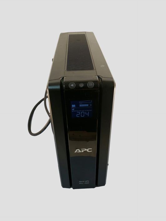 APC BR1300G Back-UPS Pro 1300 Battery Backup System, 10 Outlets, 1300 VA, 355 J Batteries included