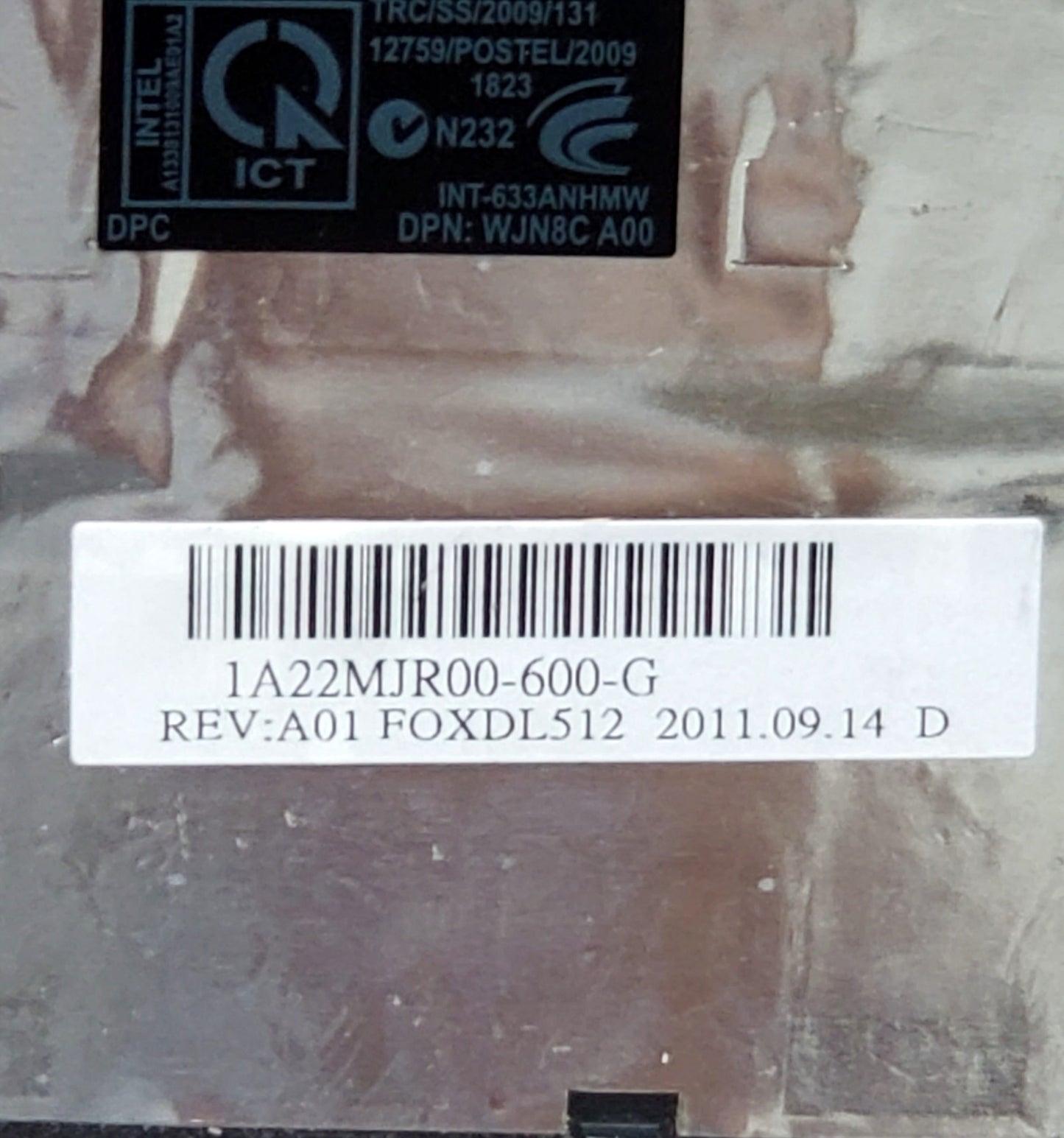 Dell Latitude E5520 Bottom Cover Service Door Black 1A22MJR00-600-G WNJ8C