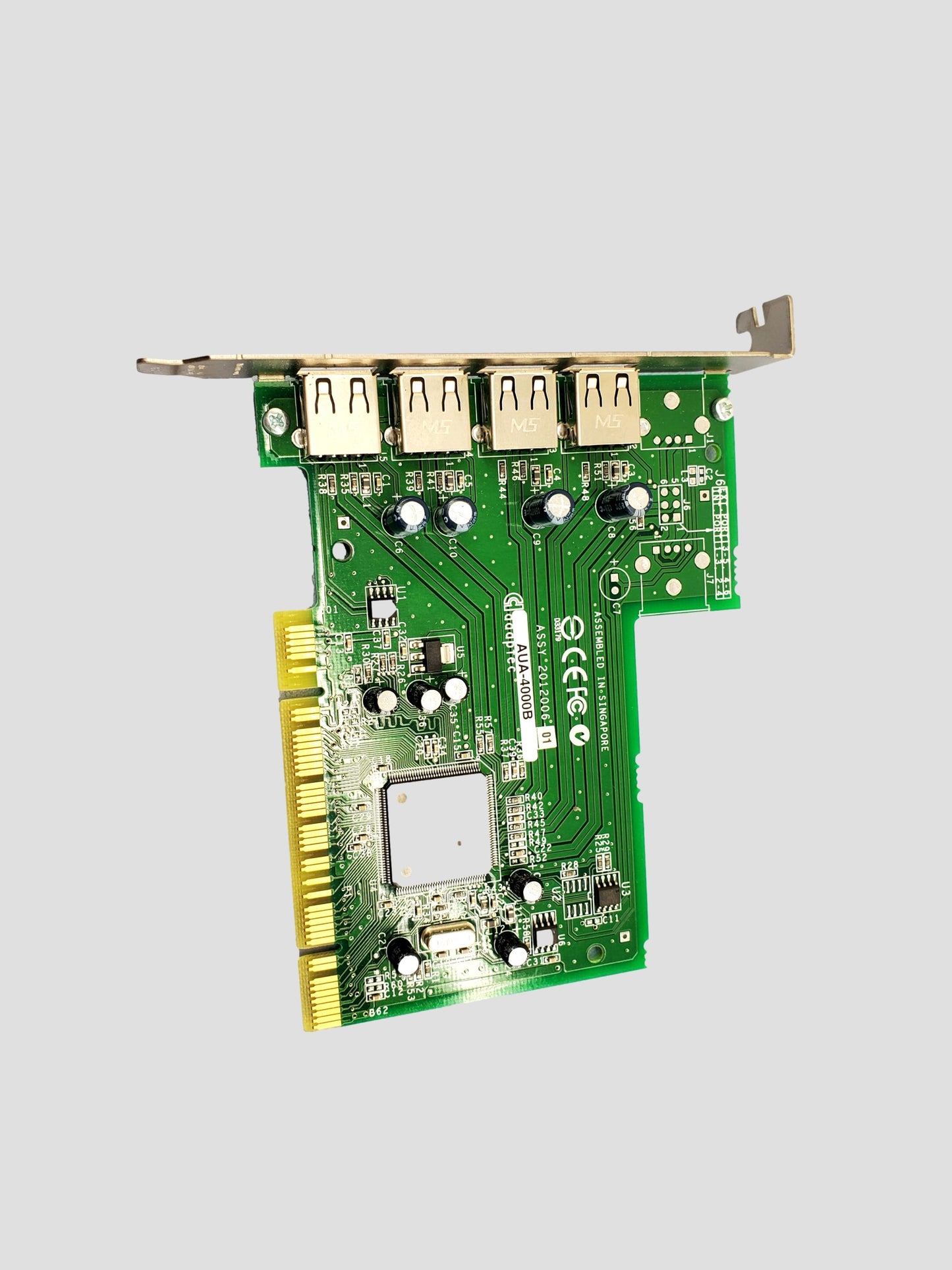 Adaptec AUA-4000B 4 Port USB 2.0 Expansion Card PCI