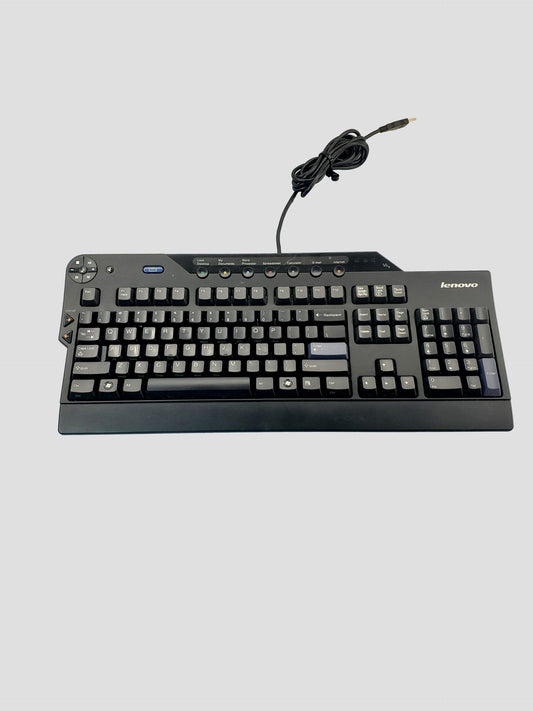 Lenovo SK-8815-USB Black Keyboard with Numeric Keypad