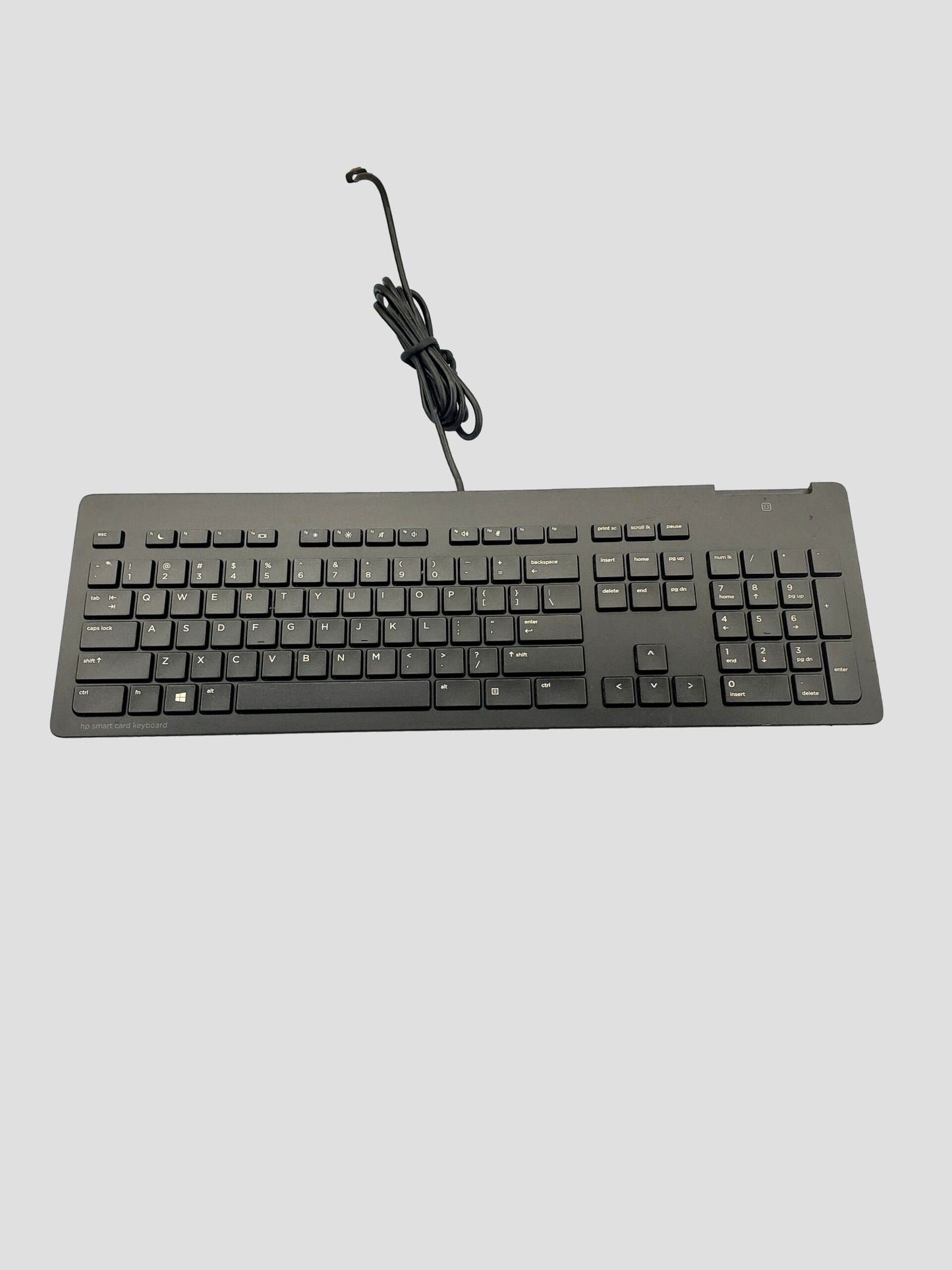 HP USB Slim Smartcard TPC-C001K CCID Keyboard Black