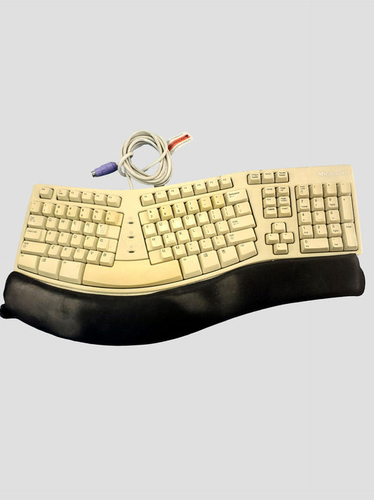 Microsoft KU-0045 PS/2 Elite Natural Ergonomic Curve Keyboard