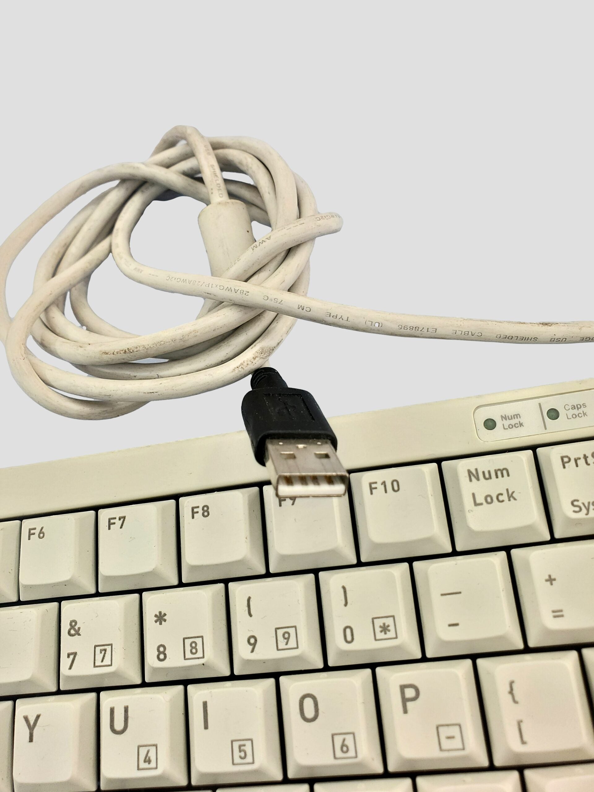 Ml4100 Cherry G84-4100LCAUS-0 Keyboard Scroll Cherry ML4100 USB Connector – My ...